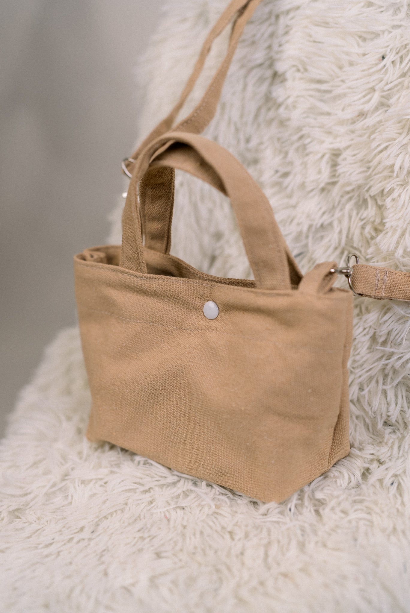 Paul Micro Canvas Tote Bag by Vintage Threads