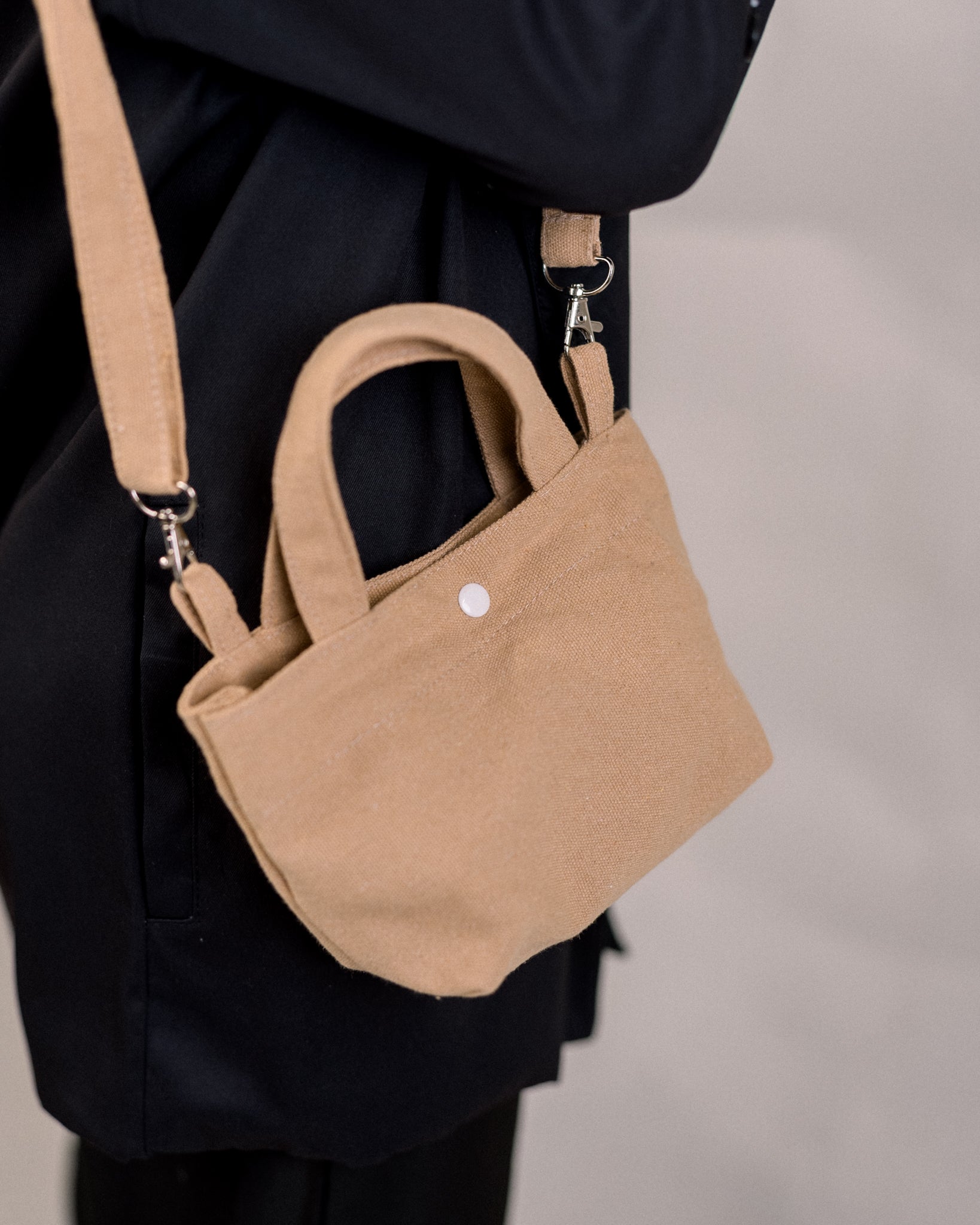Paul Micro Canvas Tote Bag by Vintage Threads