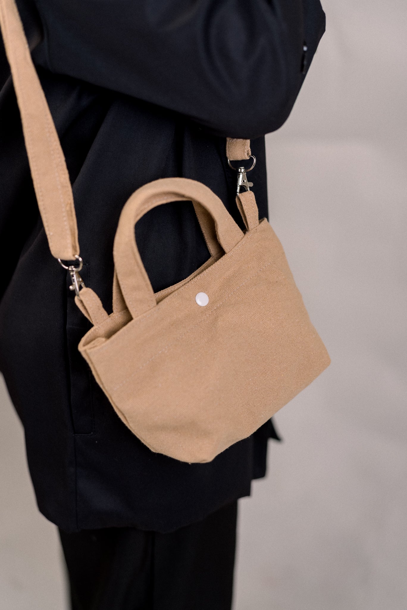 Paul Micro Canvas Tote Bag by Vintage Threads