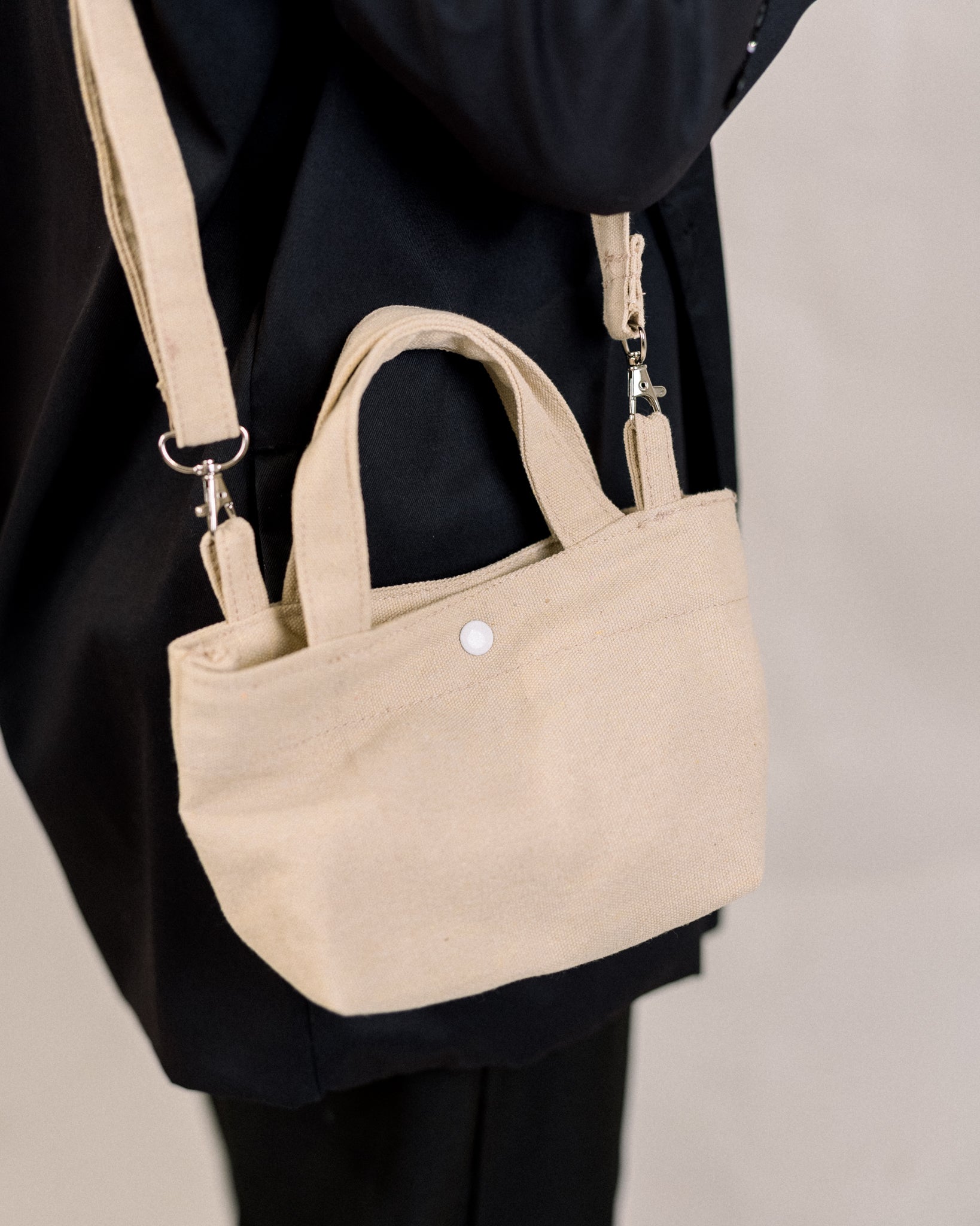 Paul Micro Canvas Tote Bag by Vintage Threads