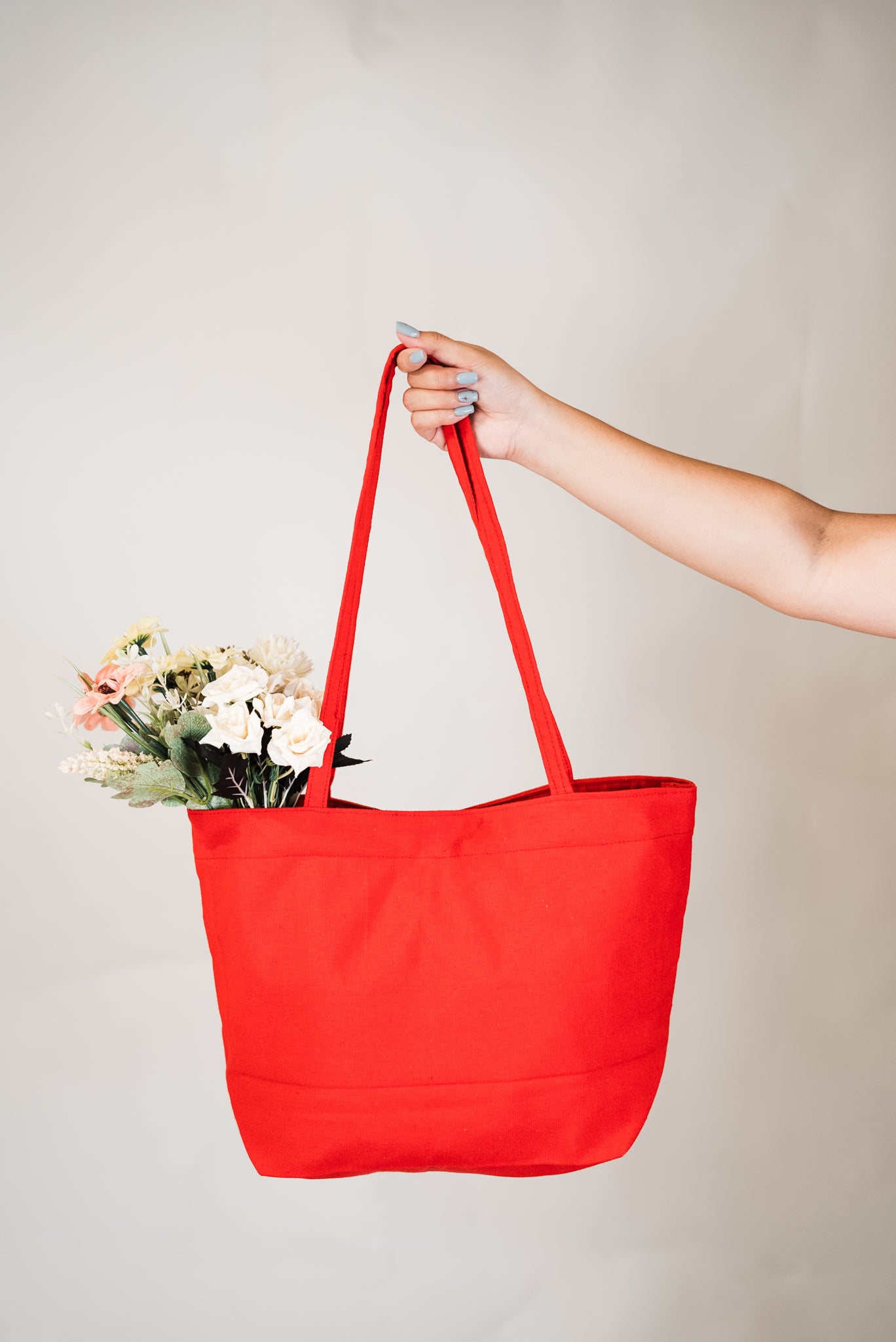 Jane Everyday Canvas Tote Bag with Zipper