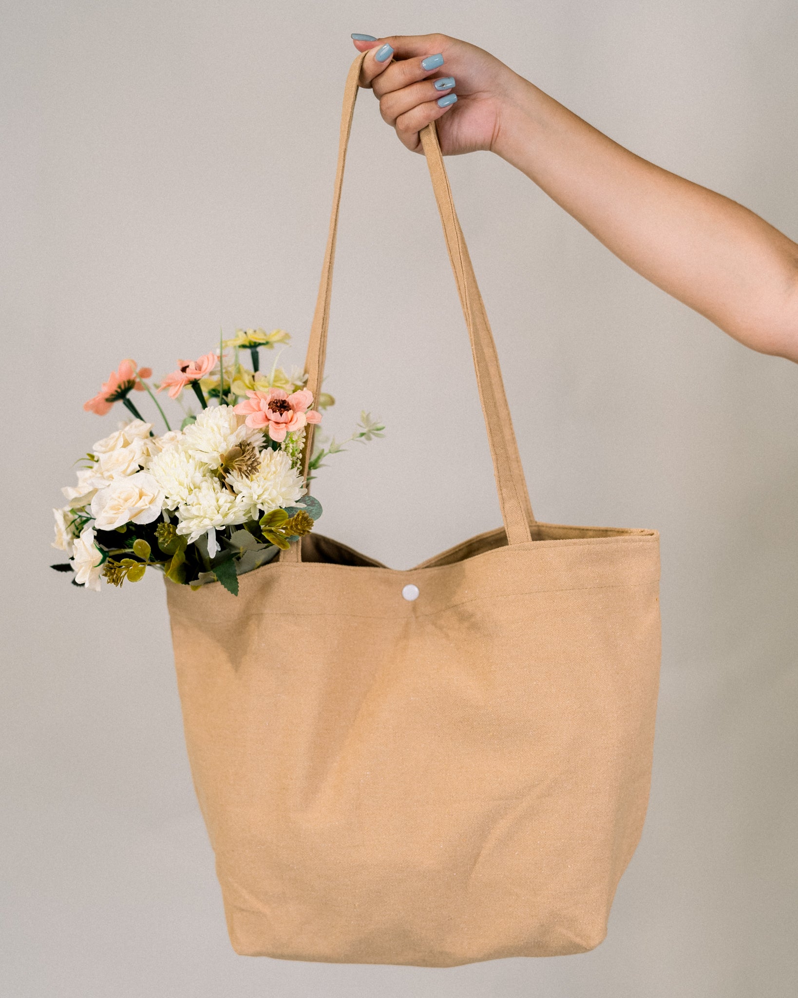 Jane Everyday Canvas Tote Bag with Zipper