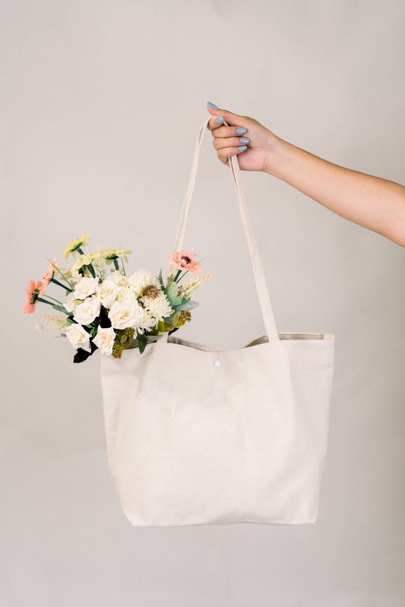 Jane Everyday Canvas Tote Bag with Zipper