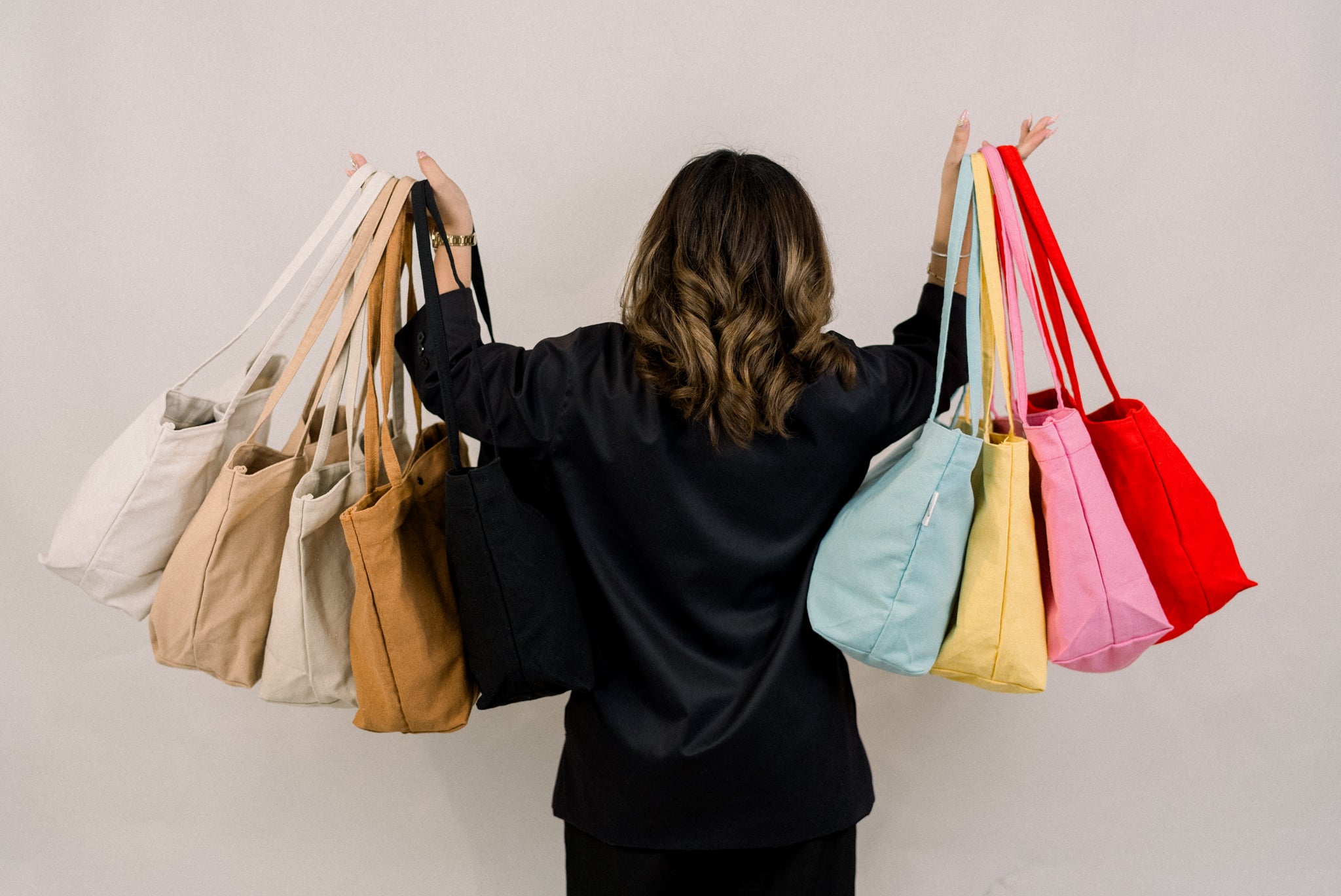 Jane Everyday Canvas Tote Bag with Zipper