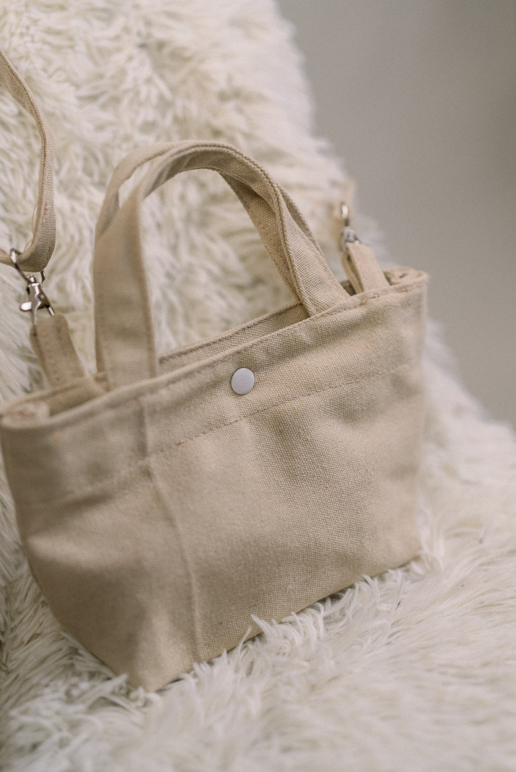 Paul Micro Canvas Tote Bag by Vintage Threads