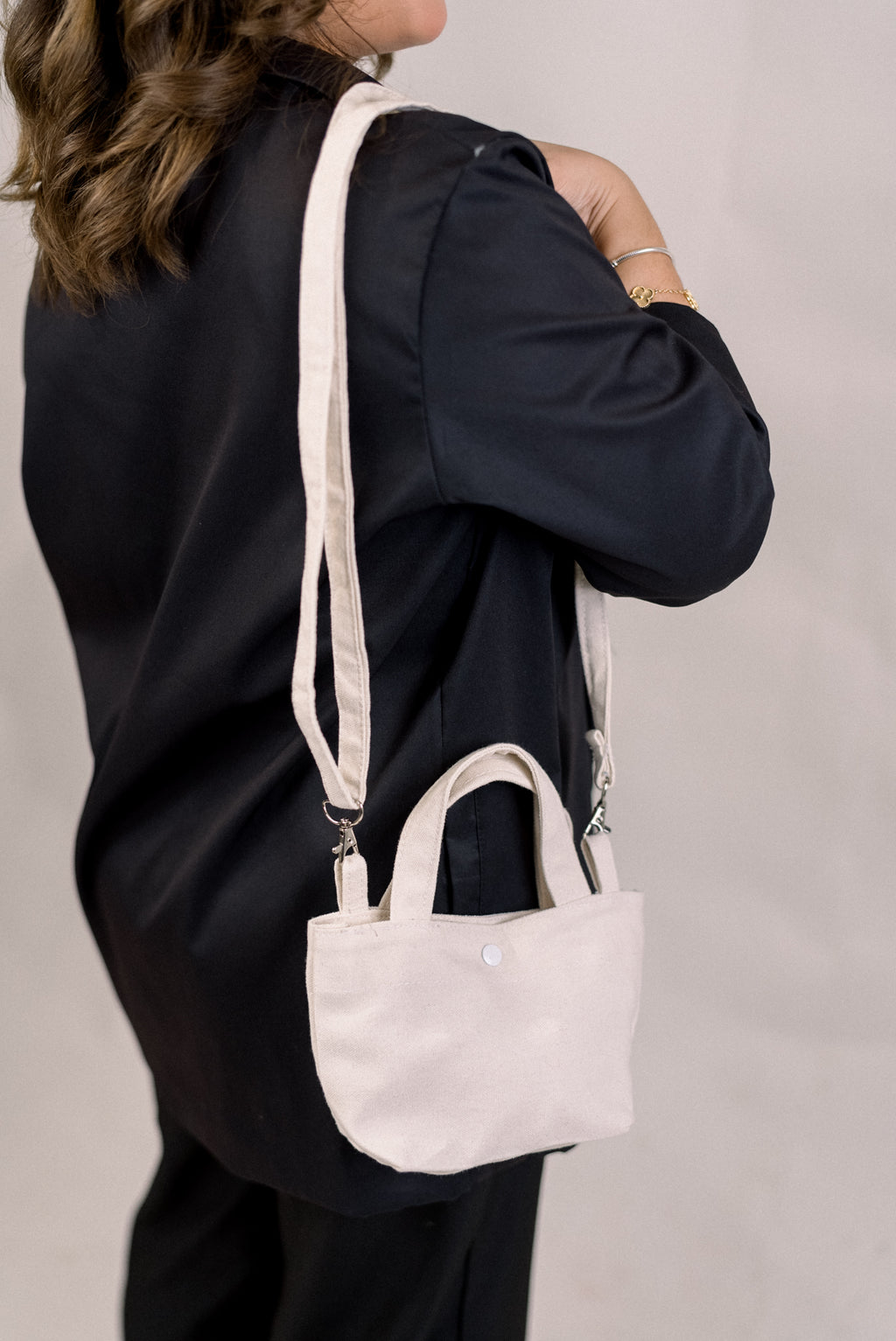 Paul Micro Canvas Tote Bag by Vintage Threads