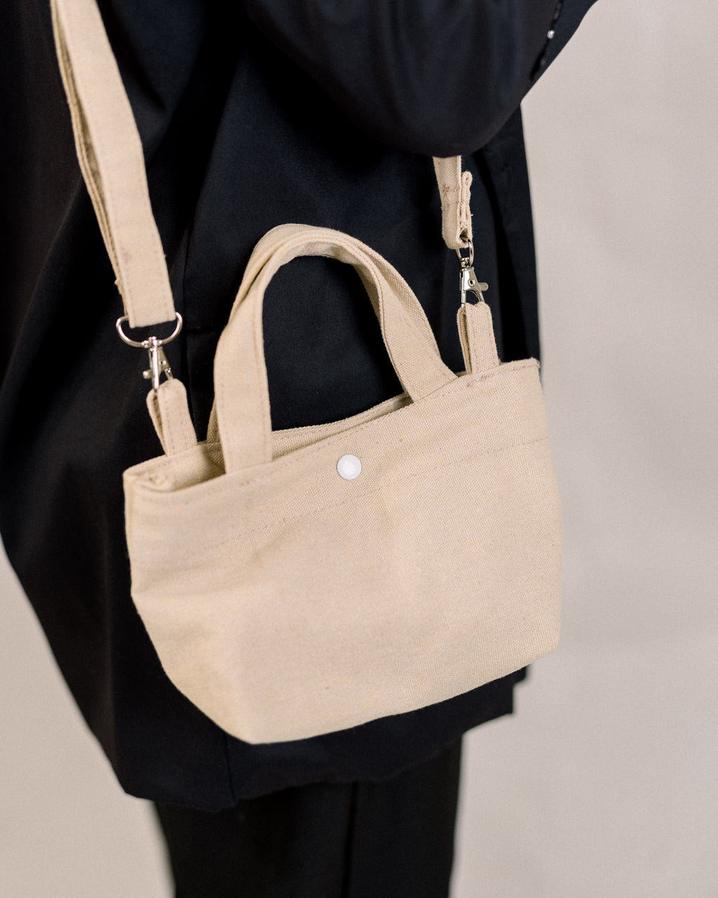 Paul Micro Canvas Tote Bag by Vintage Threads