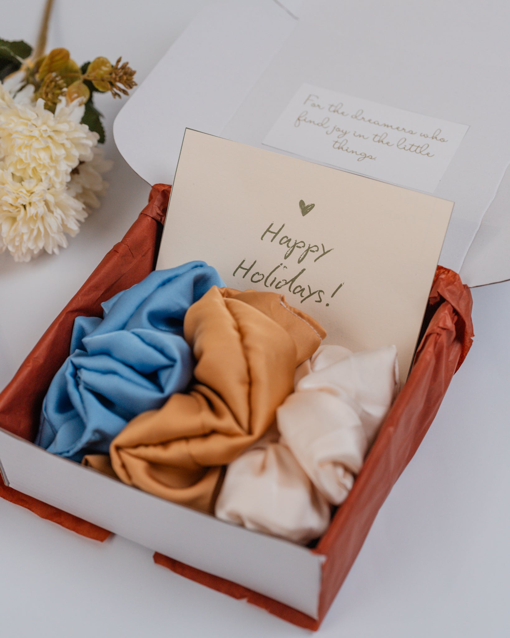 3-Piece Handmade Large Scrunchie Gift Box | The Holiday Gift Box by Vintage Threads