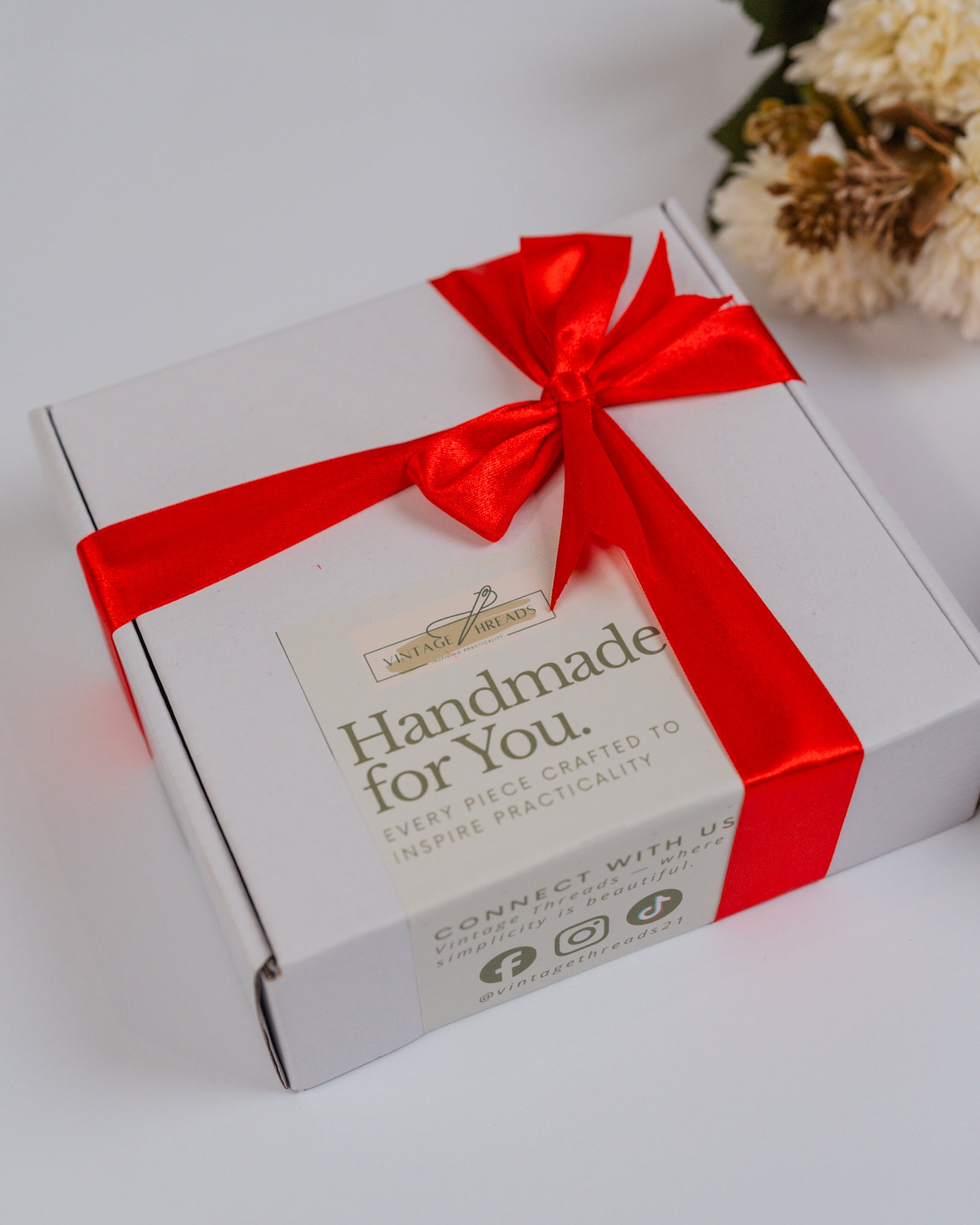 Paul Micro Tote bag+ Silk XL Scrunchie | The Holiday Gift Box by Vintage Threads