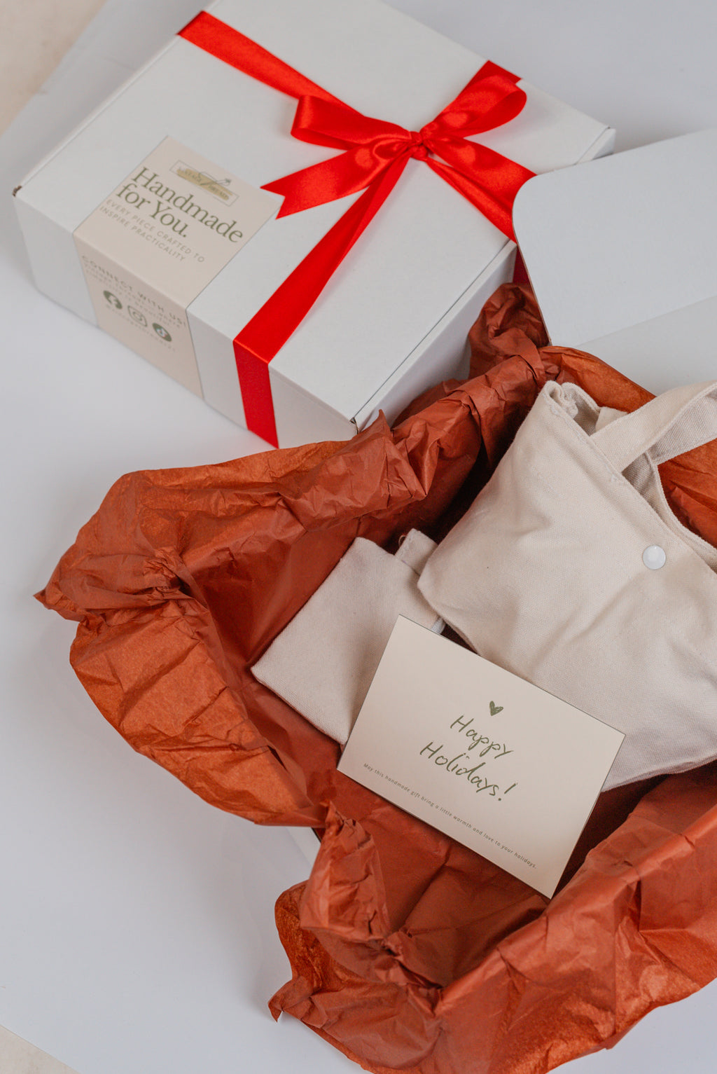 Paul Micro Tote Bag & Hand Made Canvas Wallet | The Holiday Gift Box by Vintage Threads