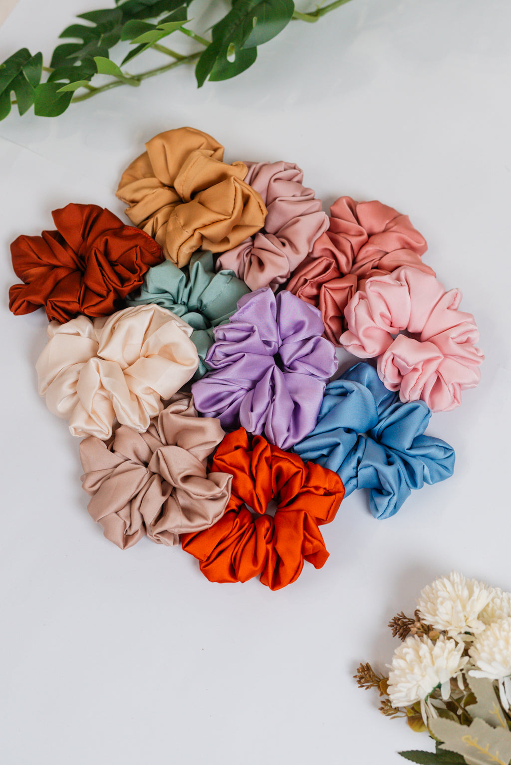 XL Mulberry Silk Scrunchies | Handmade Hair Accessories by Vintage Threads