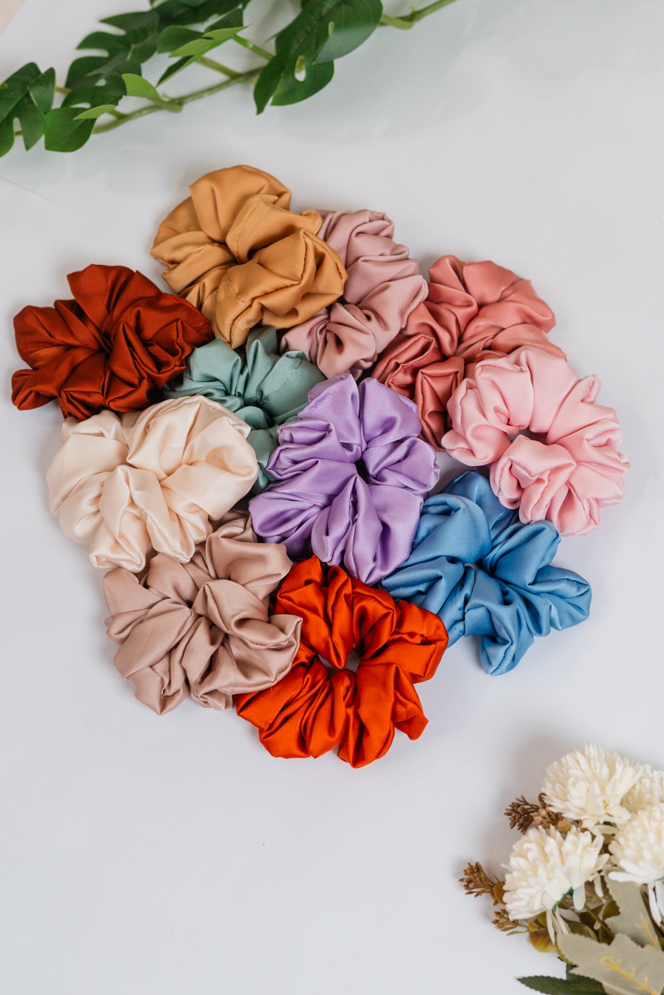 XL Mulberry Silk Scrunchies | Handmade Hair Accessories by Vintage Threads