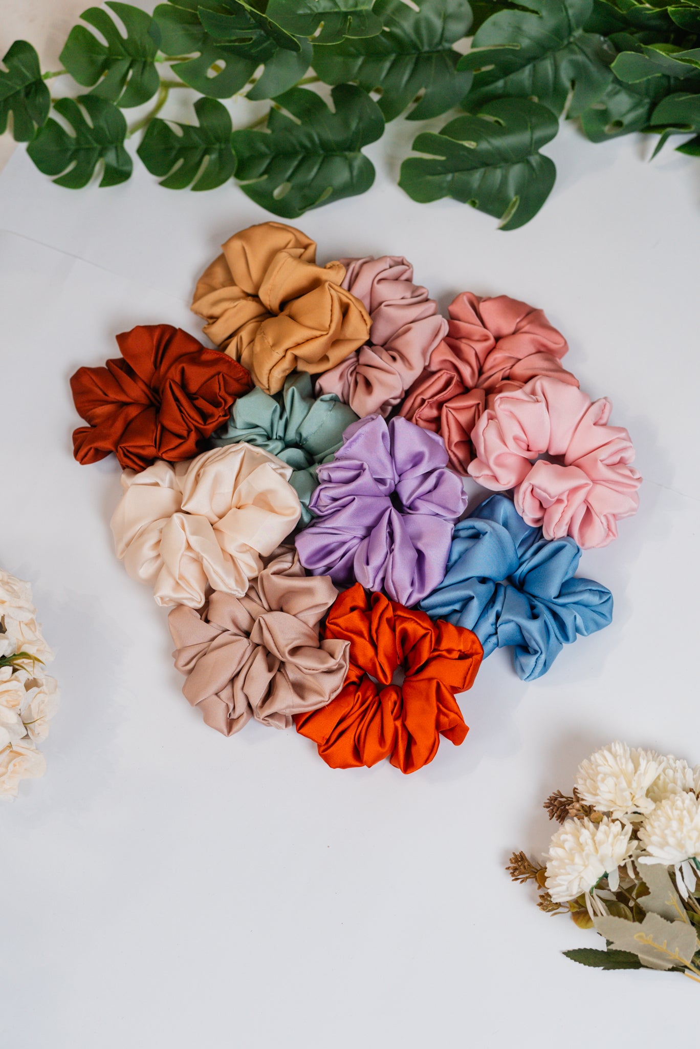 XL Mulberry Silk Scrunchies | Handmade Hair Accessories by Vintage Threads