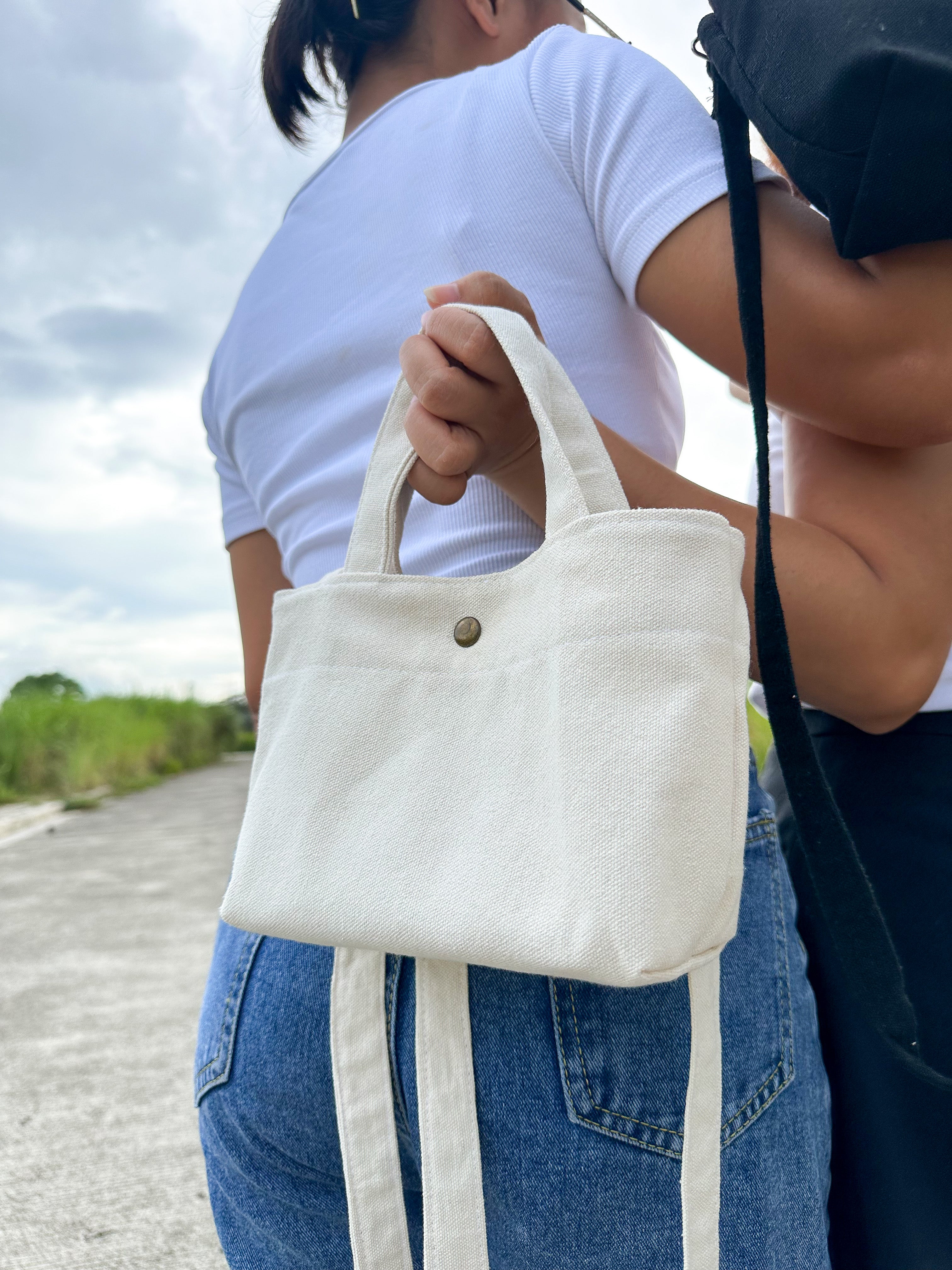 Paul Micro Canvas Tote Bag by Vintage Threads