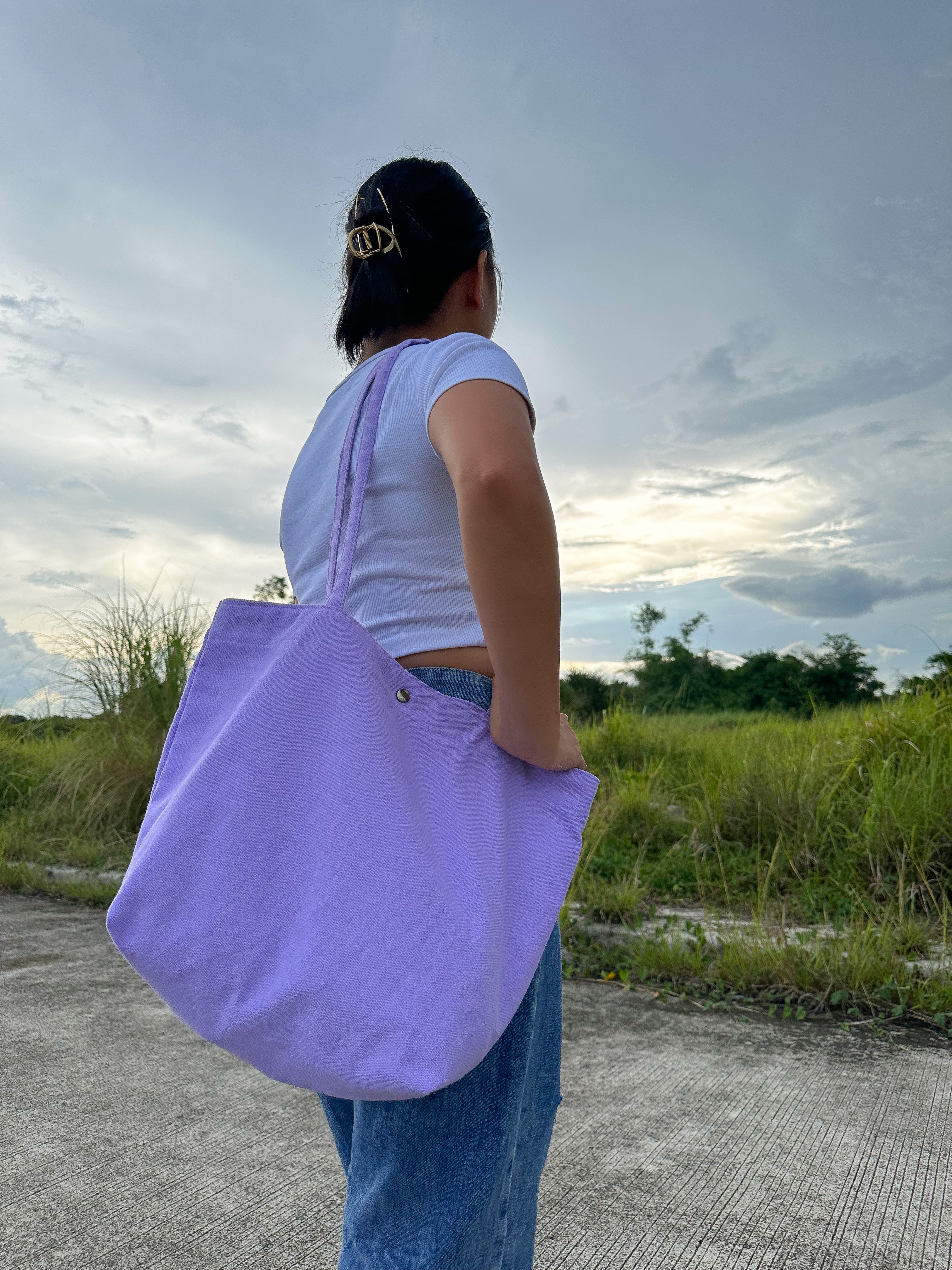Jane Everyday Canvas Tote Bag with Zipper