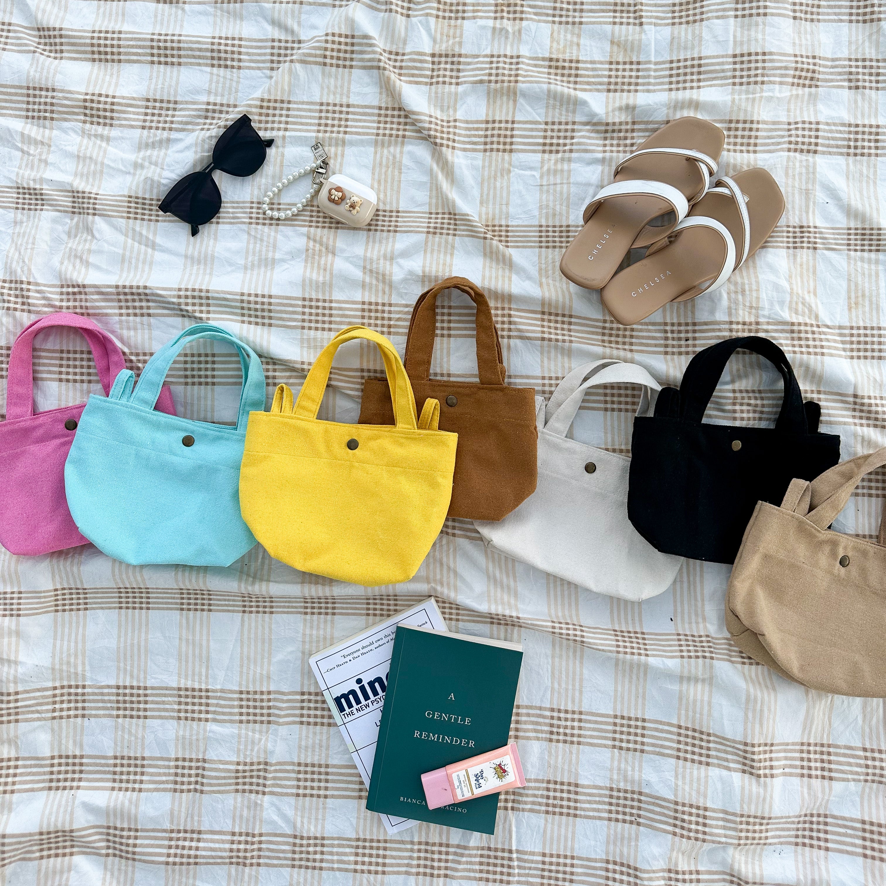 Paul Micro Canvas Tote Bag by Vintage Threads